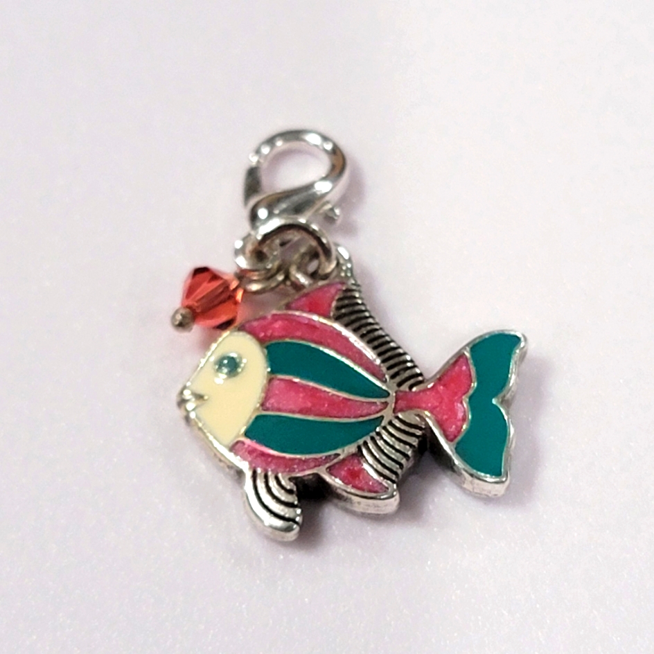 Brighton Retired Fish Snap Charm Nwot 23$